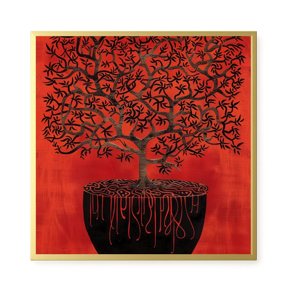 Rooted Tree Canvas Print