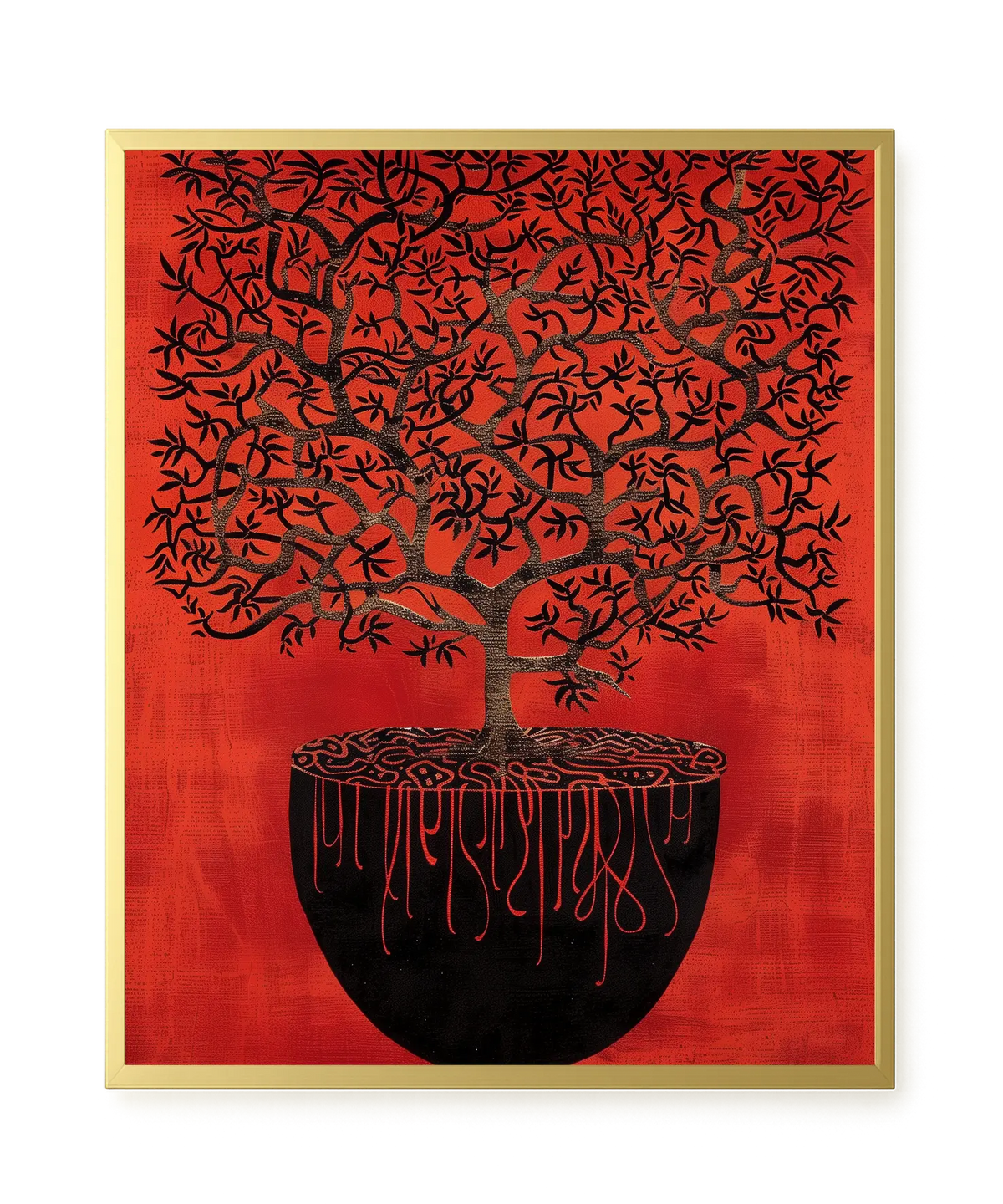 Rooted Tree Canvas Print