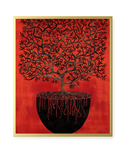 Rooted Tree Canvas Print