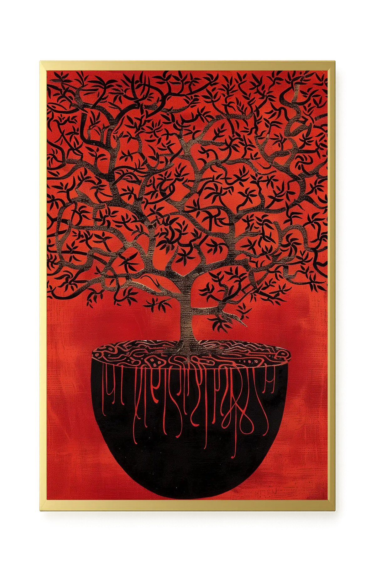 Rooted Tree Canvas Print