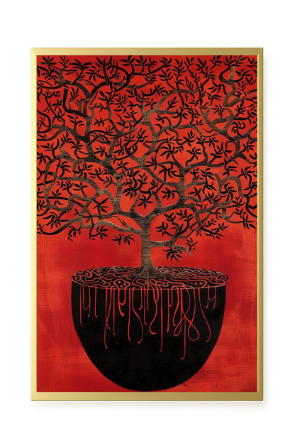 Rooted Tree Canvas Print