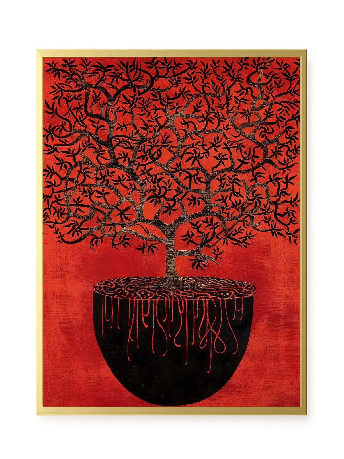 Rooted Tree Canvas Print