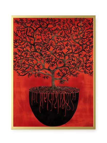 Rooted Tree Canvas Print
