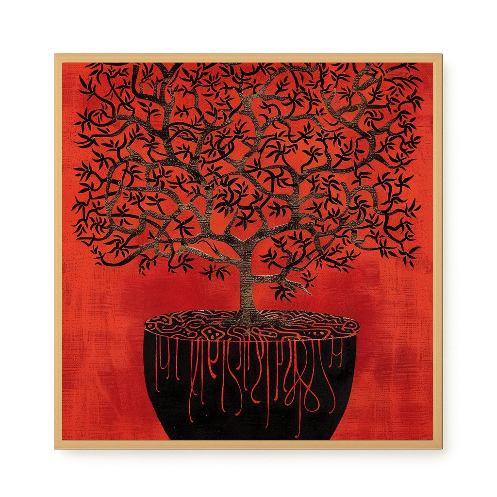 Rooted Tree Canvas Print
