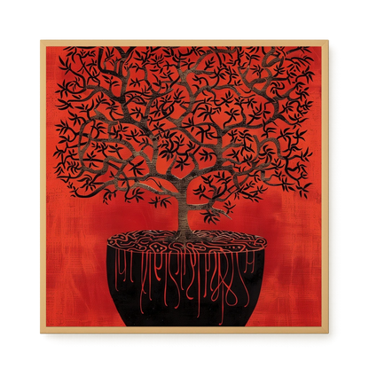 Rooted Tree Canvas Print