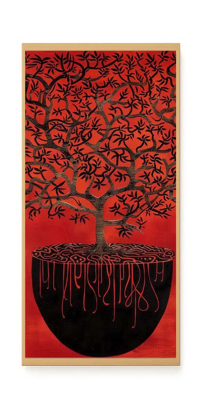 Rooted Tree Canvas Print