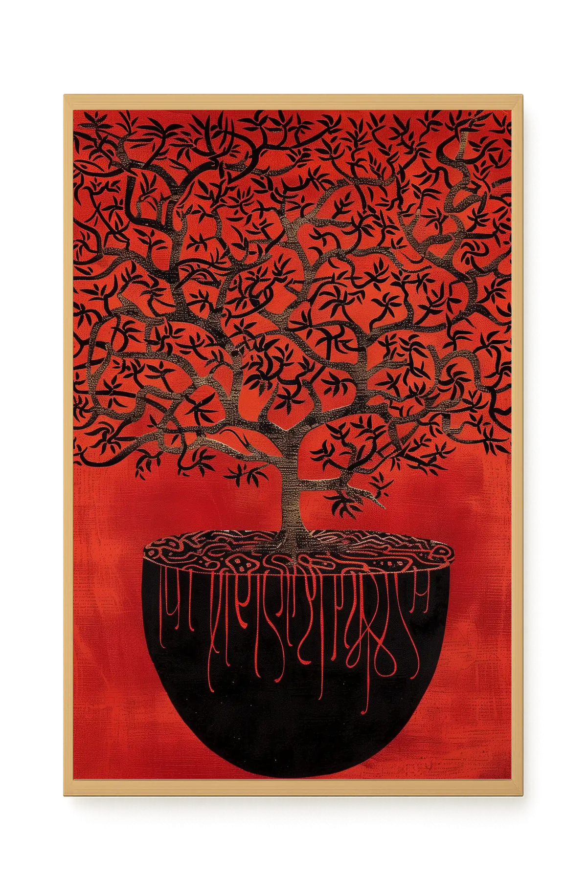 Rooted Tree Canvas Print