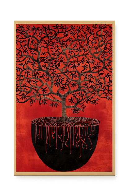 Rooted Tree Canvas Print