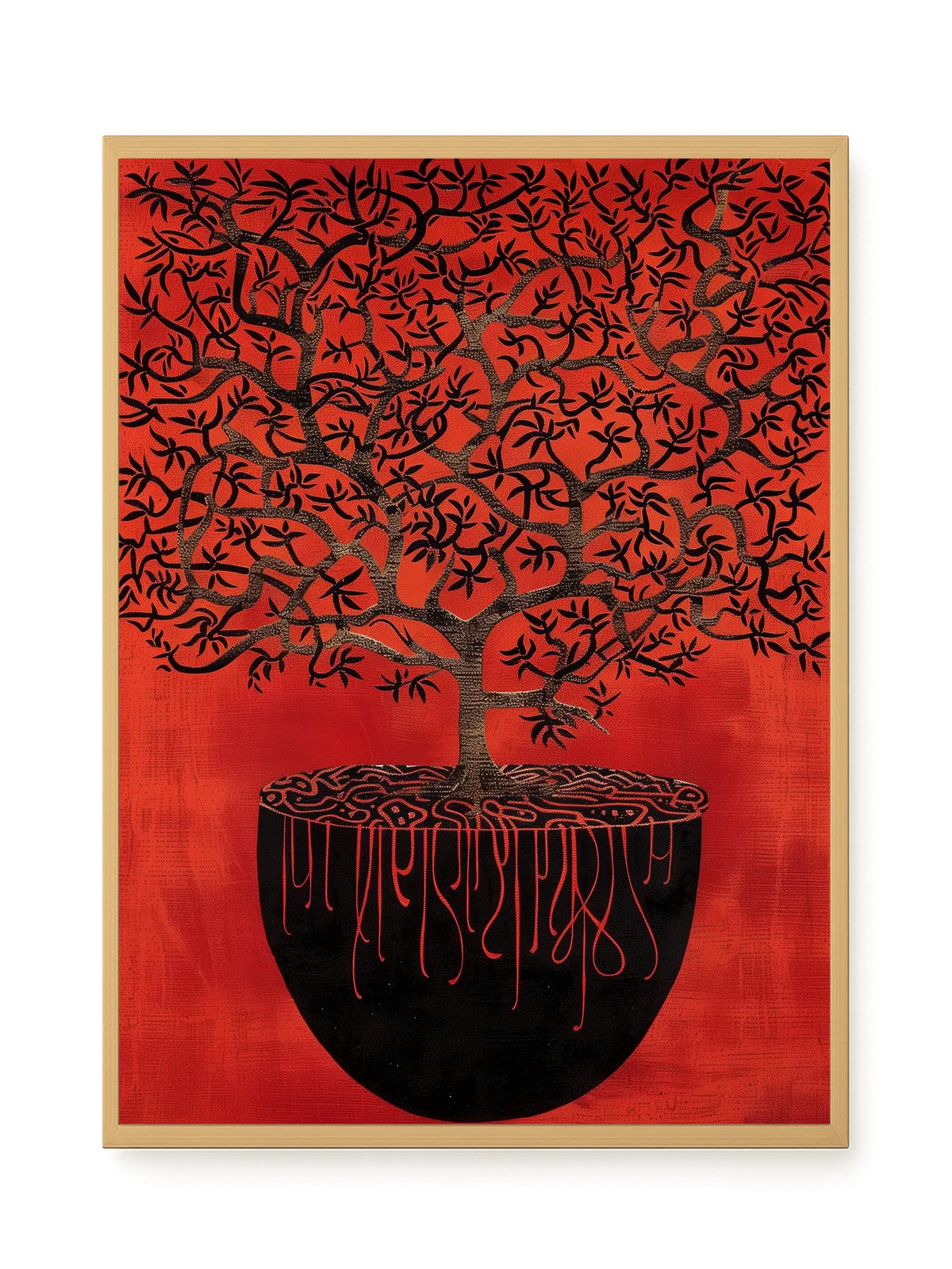 Rooted Tree Canvas Print