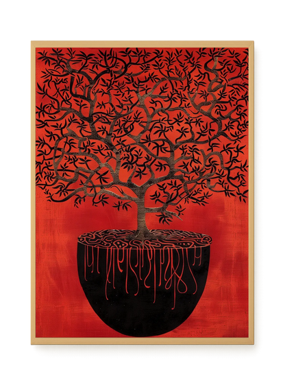 Rooted Tree Canvas Print