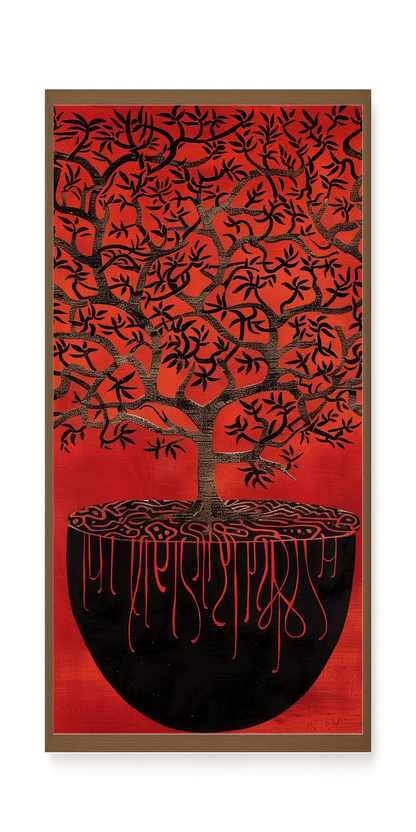 Rooted Tree Canvas Print