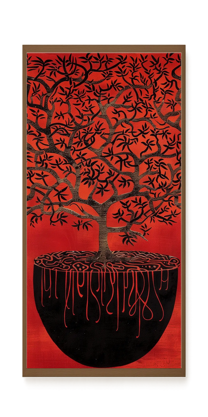 Rooted Tree Canvas Print