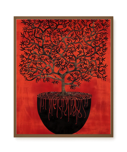 Rooted Tree Canvas Print