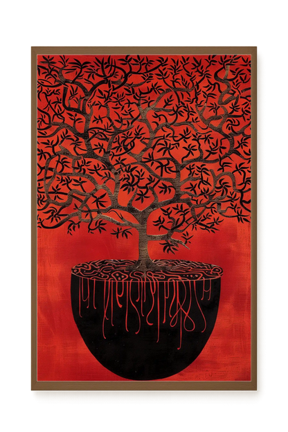 Rooted Tree Canvas Print