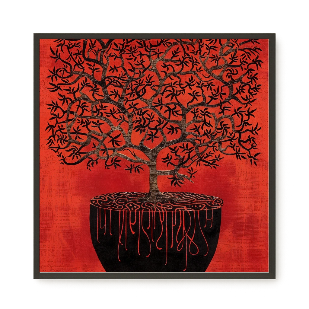 Rooted Tree Canvas Print