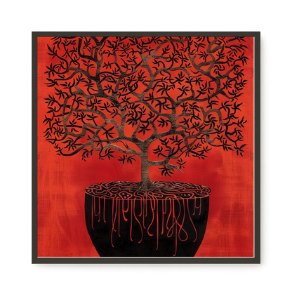 Rooted Tree Canvas Print
