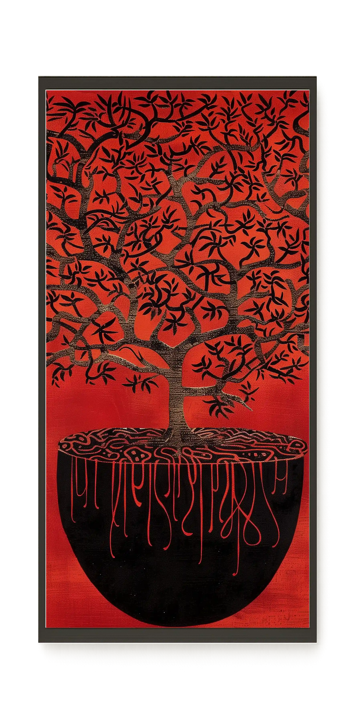 Rooted Tree Canvas Print