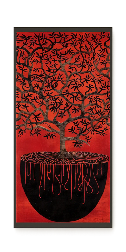 Rooted Tree Canvas Print