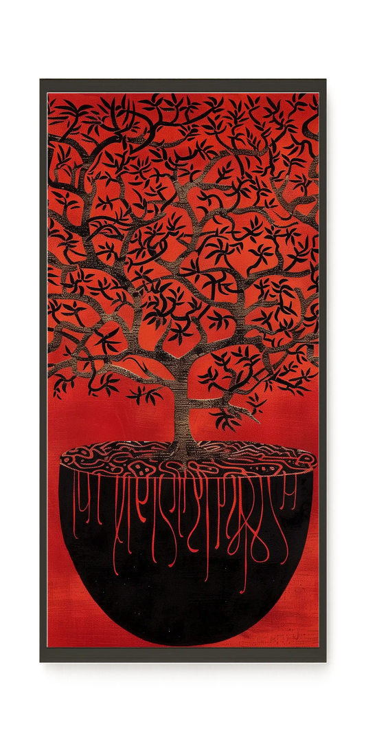 Rooted Tree Canvas Print