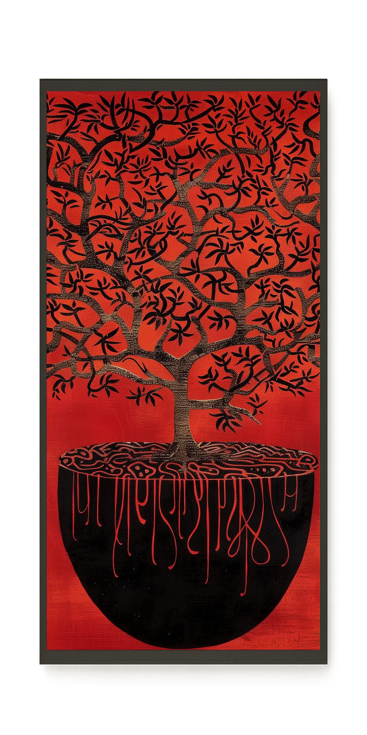 Rooted Tree Canvas Print