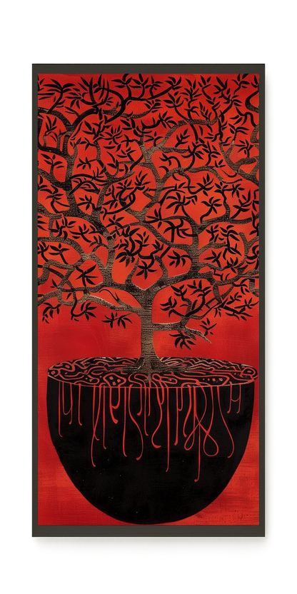 Rooted Tree Canvas Print