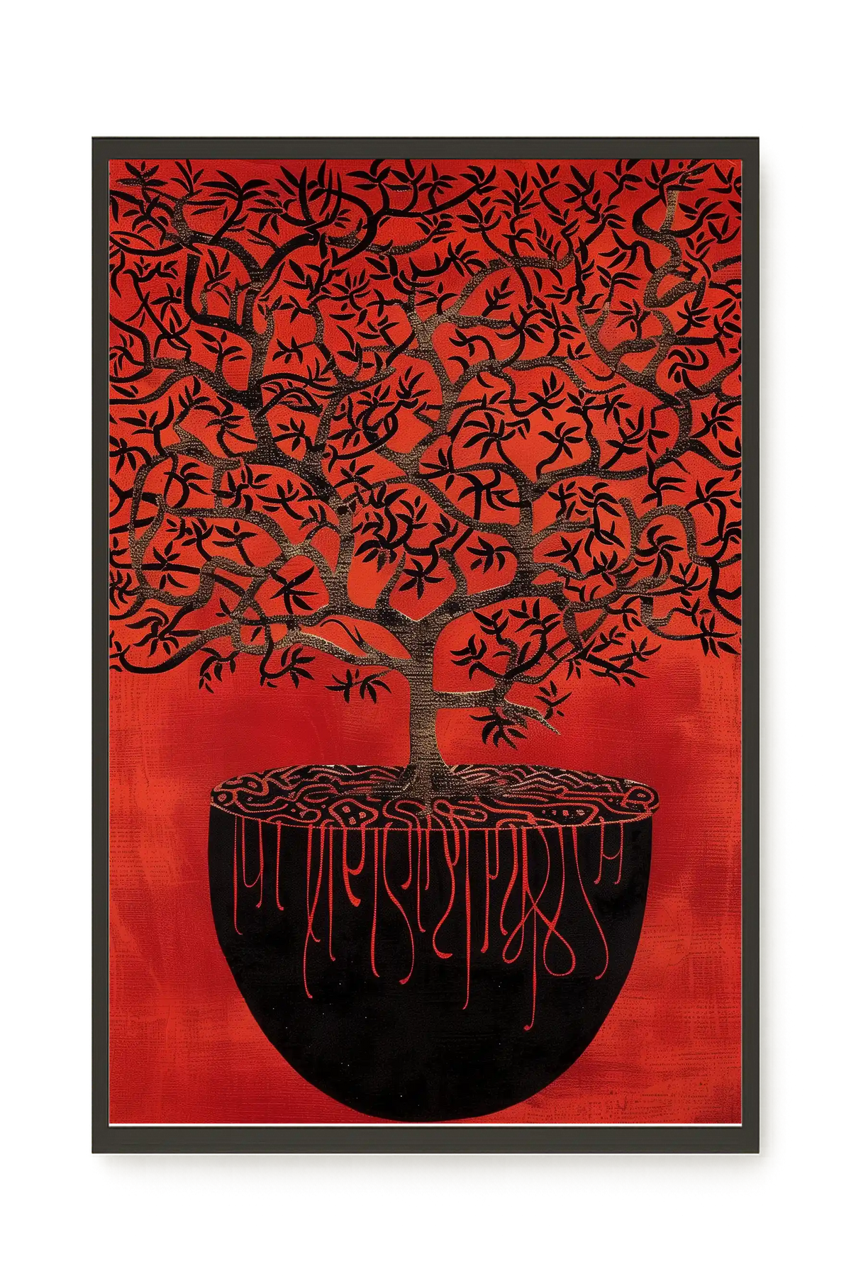 Rooted Tree Canvas Print