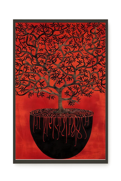 Rooted Tree Canvas Print