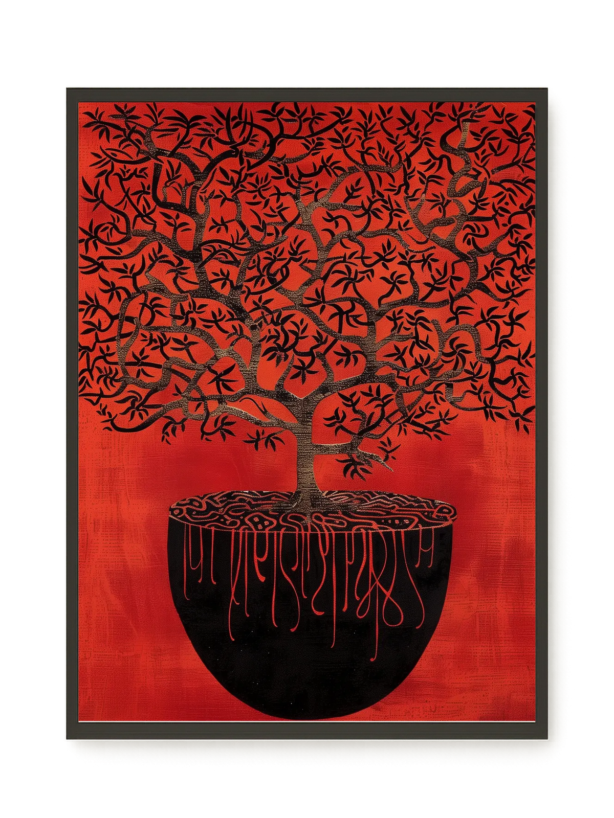 Rooted Tree Canvas Print