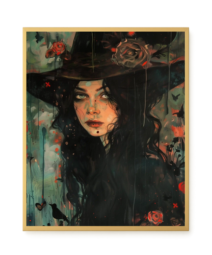 Mystic Witch Canvas Print