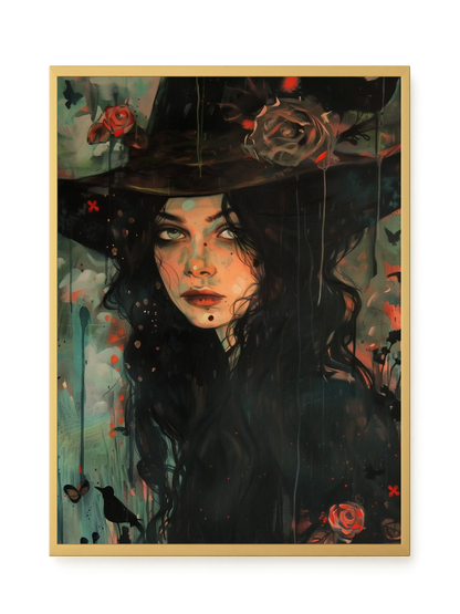 Mystic Witch Canvas Print