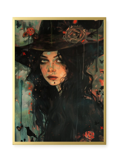 Mystic Witch Canvas Print