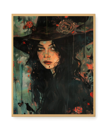 Mystic Witch Canvas Print
