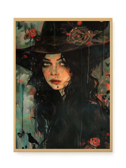 Mystic Witch Canvas Print