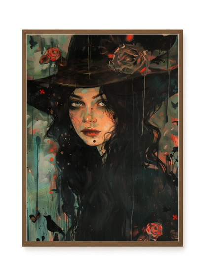 Mystic Witch Canvas Print