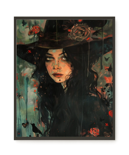 Mystic Witch Canvas Print