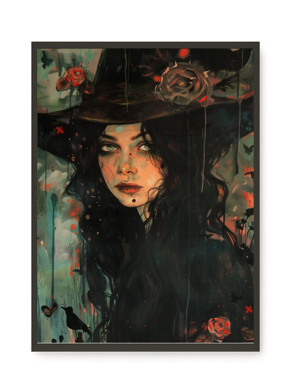 Mystic Witch Canvas Print