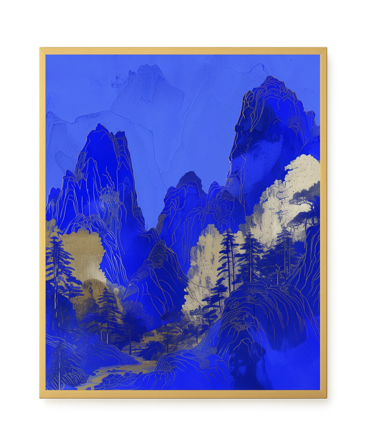 Blue Mountains Canvas Print