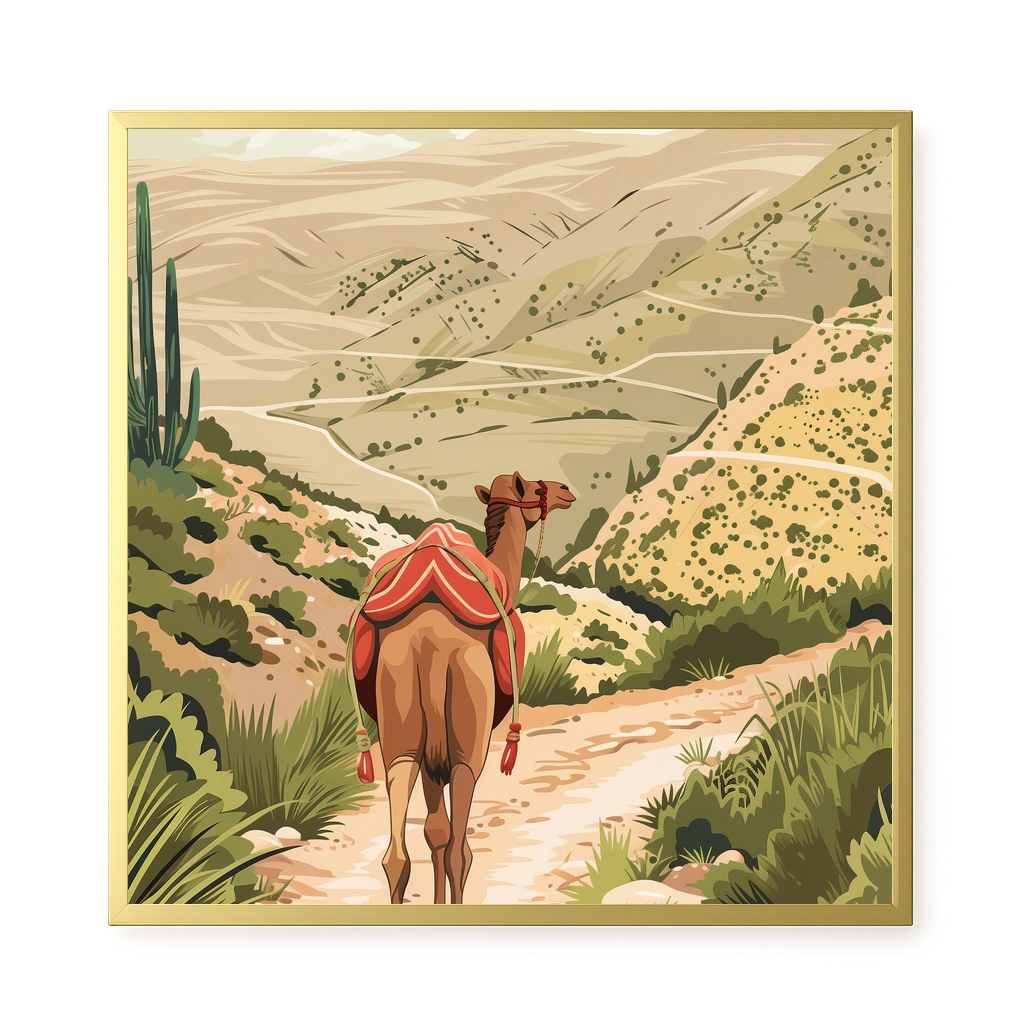 Desert Journey Canvas Wall Art