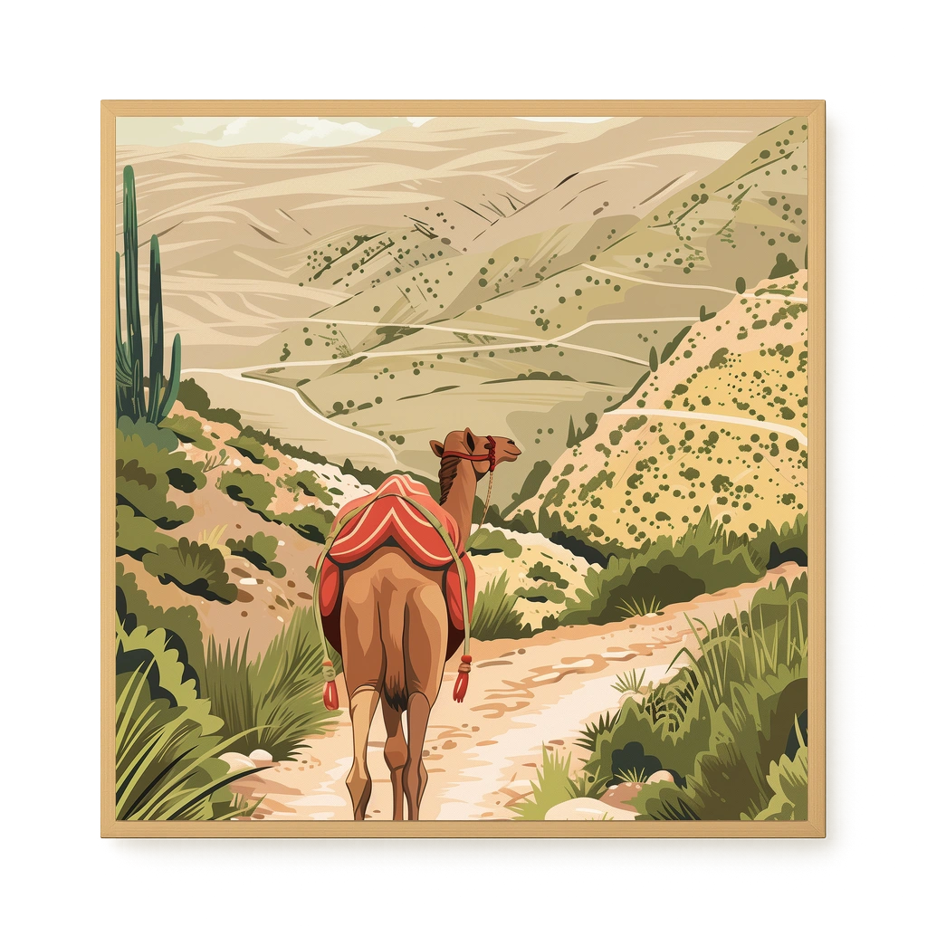 Desert Journey Canvas Wall Art