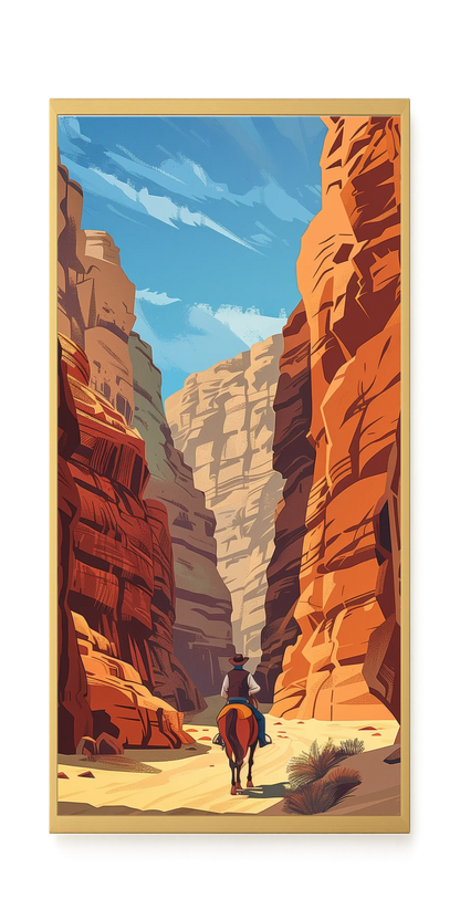 Rocky Canyon Canvas Wall Art