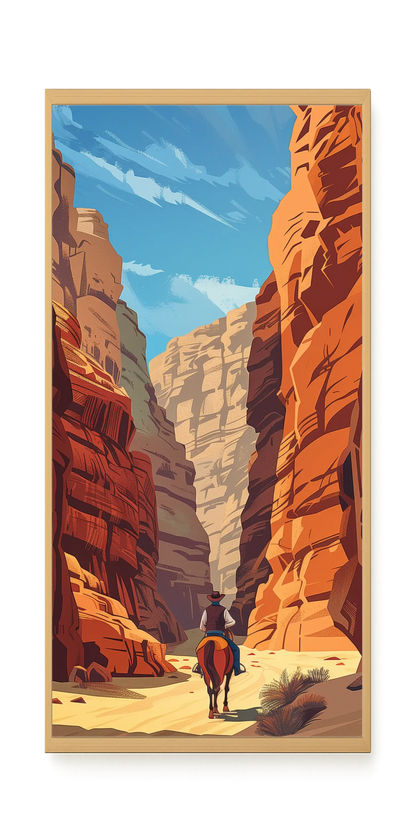 Rocky Canyon Canvas Wall Art