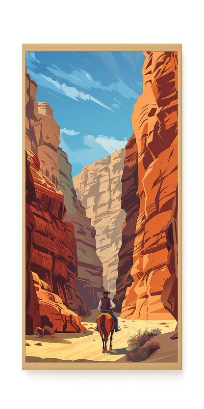 Rocky Canyon Canvas Wall Art