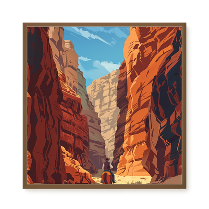 Rocky Canyon Canvas Wall Art