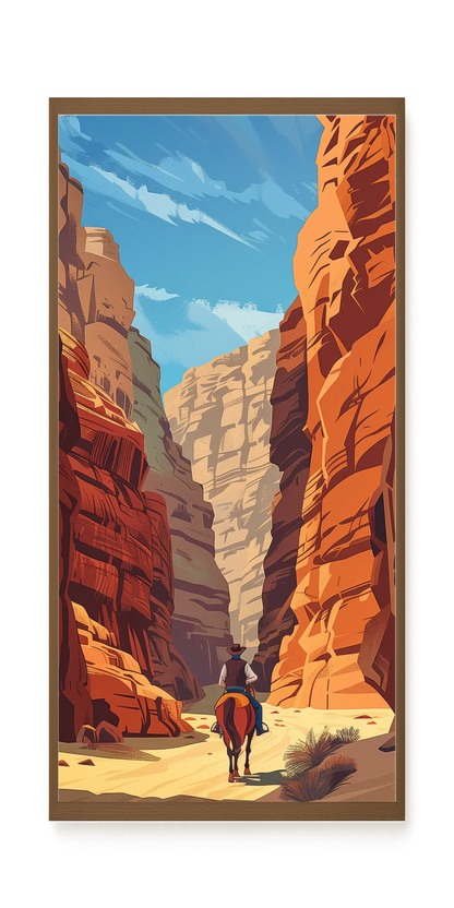 Rocky Canyon Canvas Wall Art