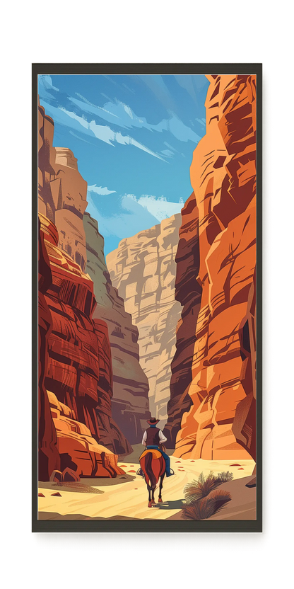 Rocky Canyon Canvas Wall Art