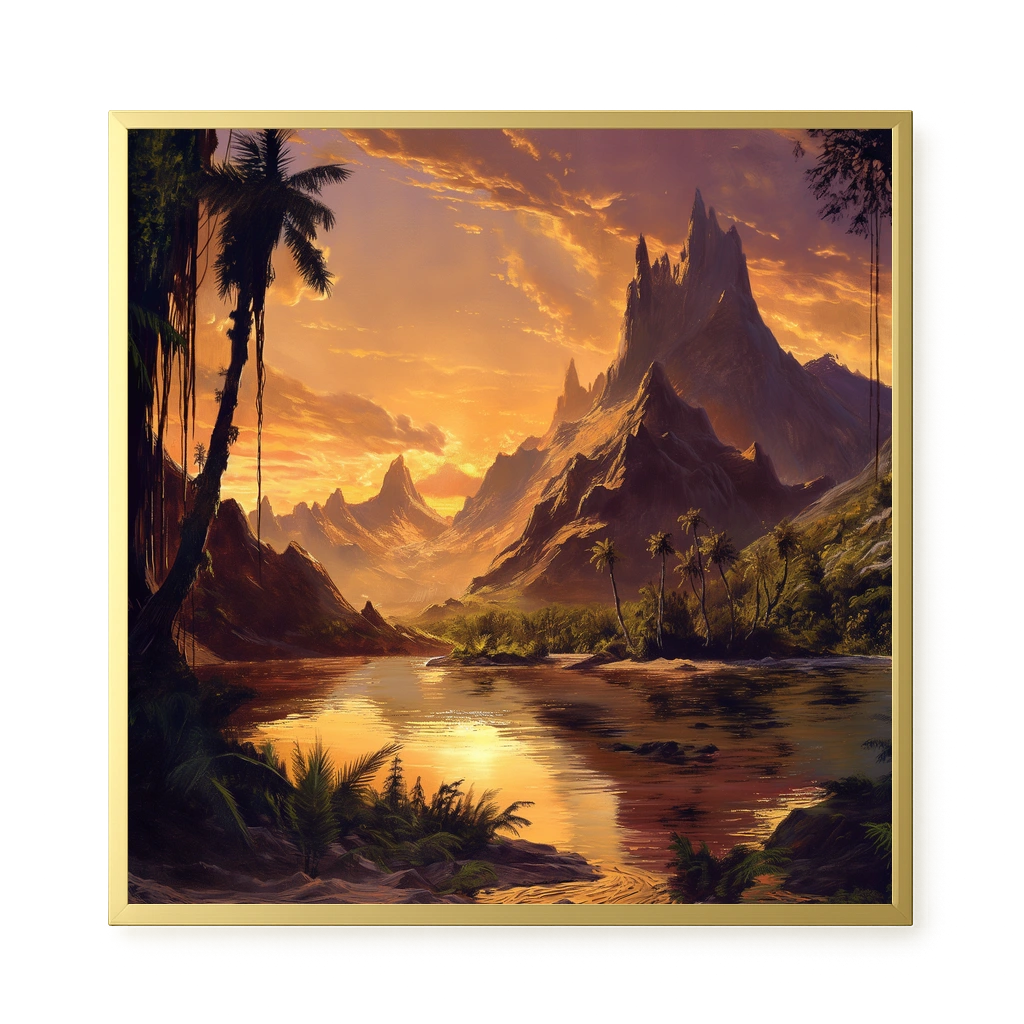 Fantasy Landscapes Canvas Print