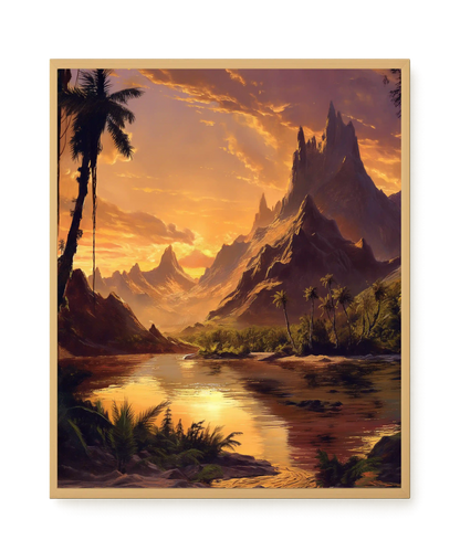 Fantasy Landscapes Canvas Print