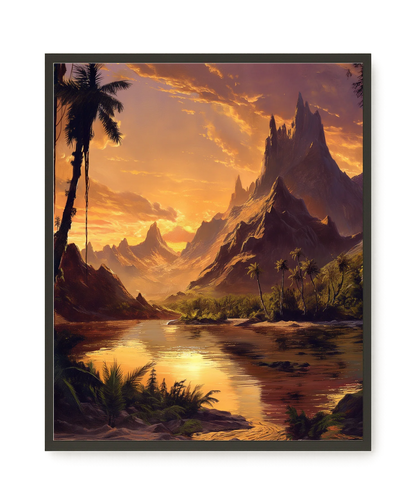 Fantasy Landscapes Canvas Print