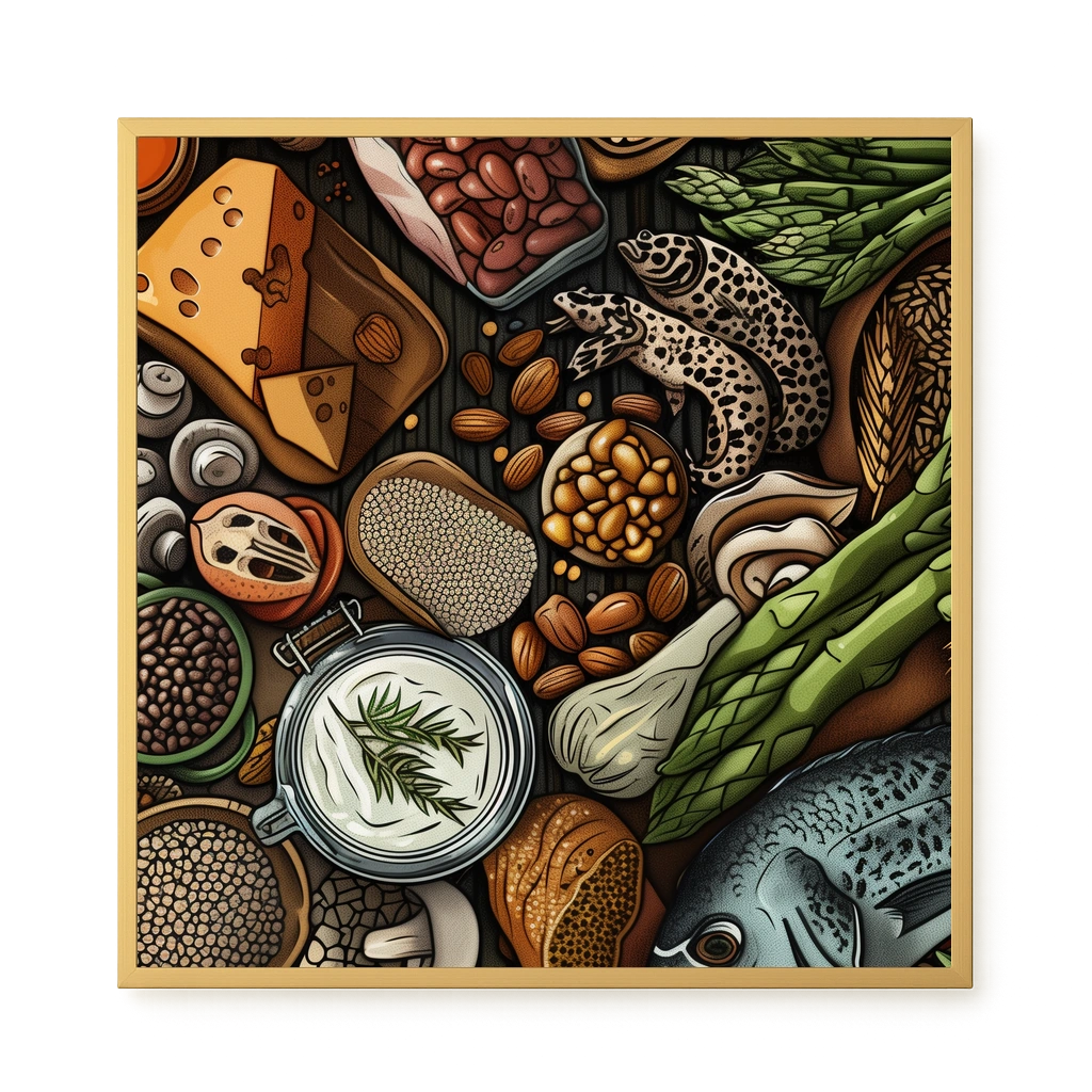 Whole Food Ingredients Canvas Print