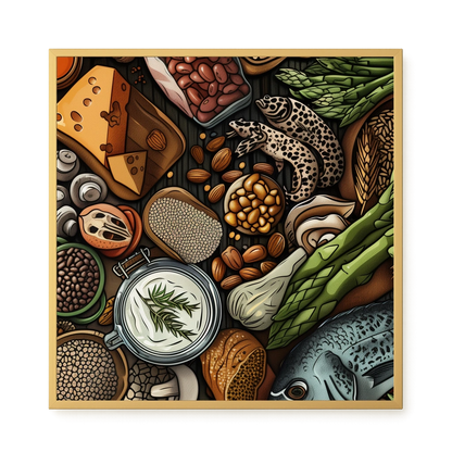 Whole Food Ingredients Canvas Print